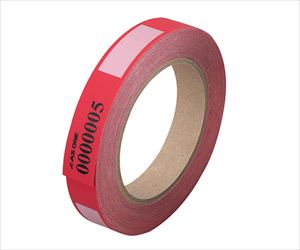 7-9658-01 封印テープ 20mm×30m レッド MT-3020Rナビス（アズワン）
