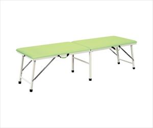 7-9668-03 折りたたみ診察台 500×1800×500mm ライムグリーン TPE-L50LGナビス（アズワン）