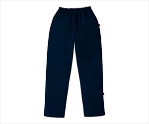 7-9692-01 ニット検診衣パンツ（男女兼用） ネイビー S 302-48 Sサンアロー