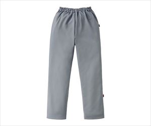 7-9693-05 ニット検診衣パンツ（男女兼用） グレー 3L 302-46 3Lサンアロー