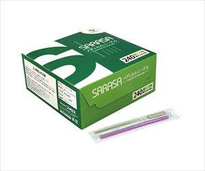 【滅菌】【医療機器クラス2】7-9874-01 SARASARメディカルニードル 1寸 ダークグリーン 240本入 24S123