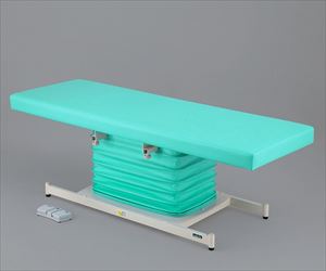7-9931-04 カラフル電動診察台 スタンダード 700×1900mm ライトグリーン ATE-7019PGナビス（アズワン