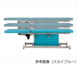 7-9936-04 カラフル電動診察台 スタンダード メモリ付 700×1800mm ライトグリーン ATE-7018PG-Mナ
