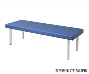 【組立必要】7-9952-02 カラフル診察台 650×1900×500mm ライトブルー TE-L6519PBナビス（アズワン