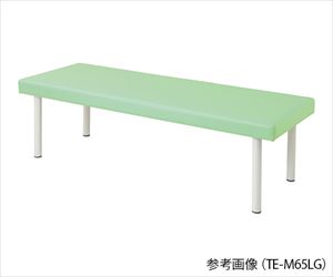 【組立必要】7-9952-03 カラフル診察台 650×1900×500mm ライムグリーン TE-L6519LGナビス（アズワ