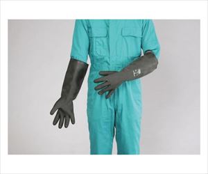 78-0093-82 手袋・化学薬品用（ネオプレンゴム） [M/457mm] EA354BW-21エスコ