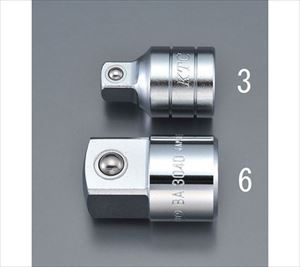 78-0396-12 凹凸ソケットアダプター 1/2"DR×3/8"DR EA618RF-3エスコ 78-0396-12 凹凸ソケットアダプター 1/2"DR×3/8"DR EA618RF-3エスコ