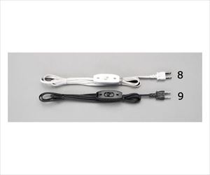 78-0798-59 中間スイッチ(2mコード付/黒) AC125V/7A EA940CB-9エスコ
