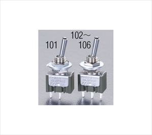 78-0810-94 トグルスイッチ 単極単投 125V/6A(6mm) EA940DH-101エスコ