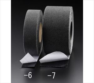 78-0835-38 100mm×18.3m滑り止めテープ(耐水・耐油/黒) EA944DB-7エスコ