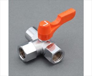 78-1102-99 三方ミニボールバルブ Rc3/8"×Rc3/8"×Rc3/8" EA425BT-3エスコ 78-1102-99 三方ミニボールバルブ Rc3/8"×Rc3/8"×Rc3/8" EA425BT-3エスコ