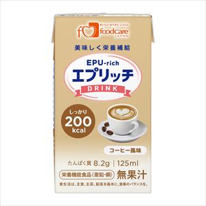 【軽減税率適用】8-106-03 エプリッチドリンク コーヒー風味 1箱（24本入） フードケア
