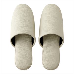 8-112-02 高機能ビニールスリッパ 23～26cm アイボリー 570404テンダイ