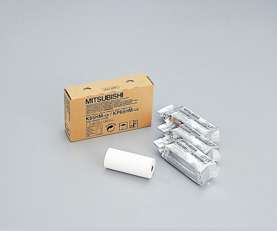 8-1206-07 プリンター用紙(三菱電機プリンター用) 感熱ロール紙 110mm×20m K65HM-CE三菱電機