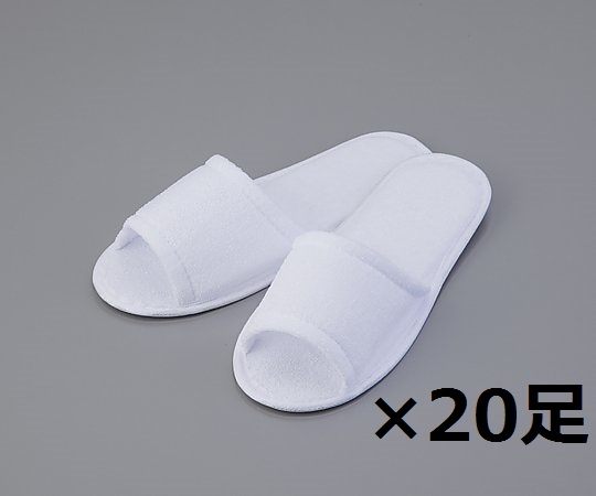 8-1346-11 使い捨てスリッパ（20セット） MT-225