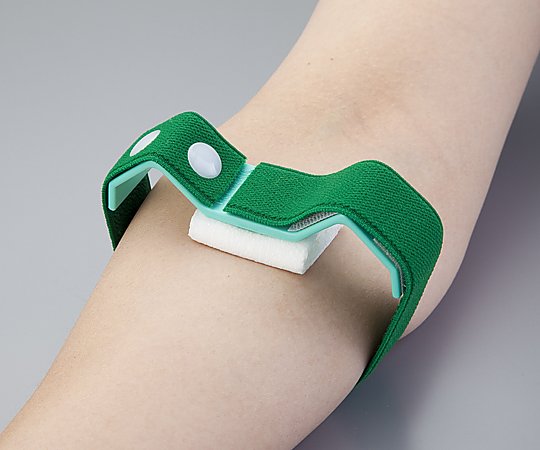 8-1376-01 止血クランプ（NEクランプ パット部丸型） M グリーン 1個 スライダーバック入 NE-2071日本衛材