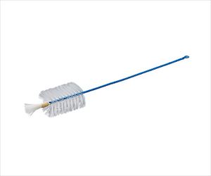 8-1501-17 ナイロンブラシ 瓶洗用 両毛1号（PE巻）