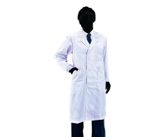 8-2193-03 抗ウィルス白衣 （シングル／男性用） LL ナビス(アズワン)