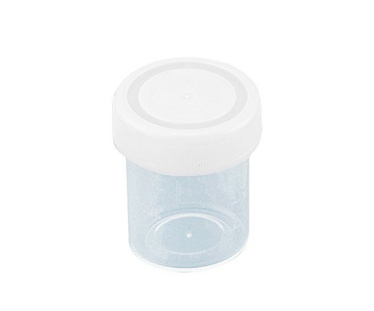 8-2259-01 標本容器 20mL フタ白