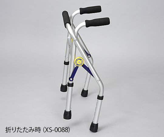 8-2608-03 超ミニタイプ歩行器 （ミニフィット） 前輪・後輪キャスター式 XS-148Eユーバ産業