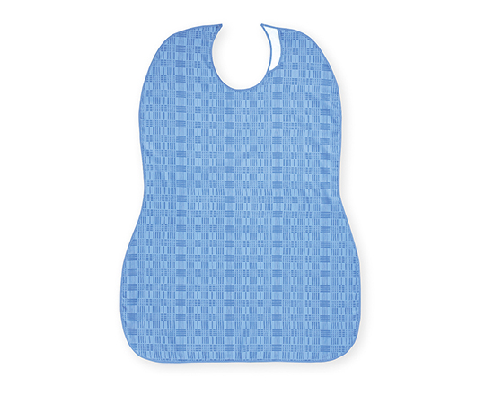 8-2908-08 食事用エプロン (ブルー) 403720-10フットマーク 8-2908-08 食事用エプロン (ブルー) 403720-10フットマーク