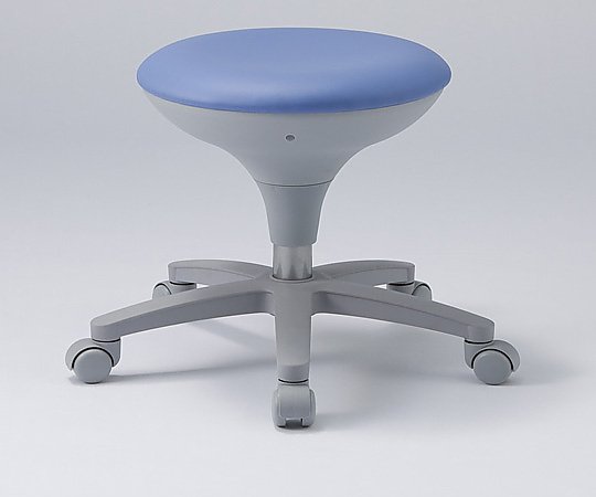 8-3758-02 スツール 背無し ブルー WS-020-VBL東洋工芸