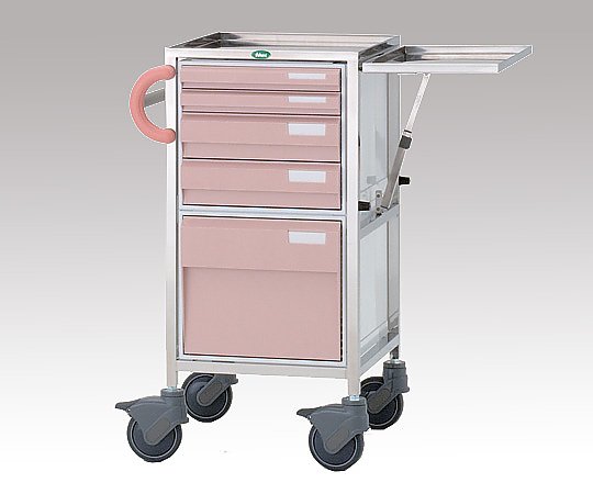 8-4378-01 麻酔カート 563×528×929mm CUA3-1212A PEサカセ