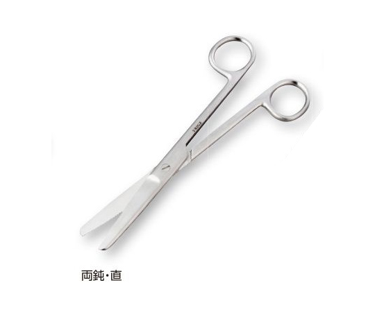8-4624-01 外科剪刀 両鈍・直 180mm B022-0295日本フリッツメディコ