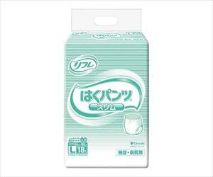 8-4652-13 リフレ はくパンツ スリムタイプ L 18枚入 リブドゥコーポレーション