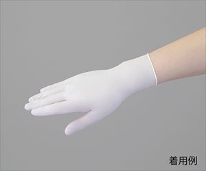 【食品衛生法適合】8-4868-11 エクセレントニトリル手袋 パウダーフリー SSSサイズ 100枚入 NBR-600三興化学