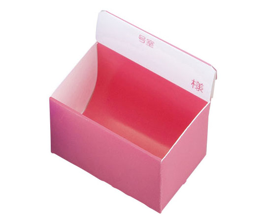 8-4891-12 与薬個人ケースII（ワンタッチ） レッド 10枚入 DC‐RDナビス(アズワン)