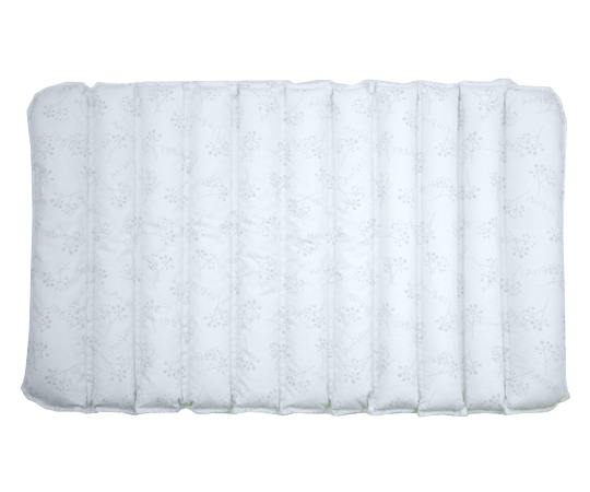 8-5157-01 通気ビーズクッション マット・ロングタイプ ブルー 1626エンゼル