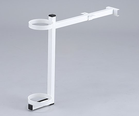 8-5163-22 マニュアルストレッチャー用縦置きボンベ架 １１４×５５９×４３０ｍｍ NV-TBK