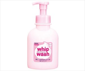 8-5180-01 ホイップウォッシュピーチ５００ｍＬ 泡ポンプ付 23405サラヤ