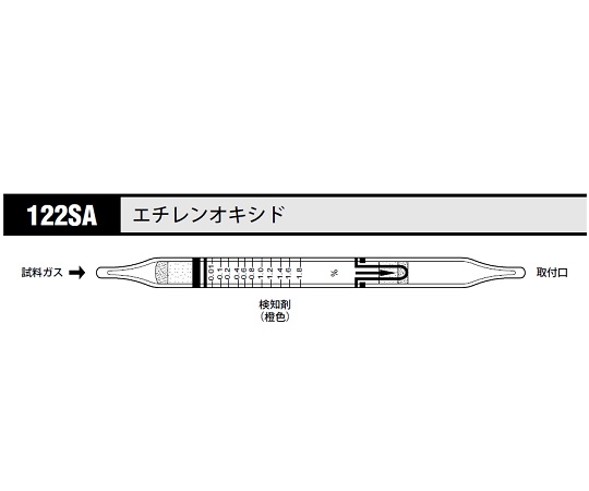 8-5352-85 ガス検知管 エチレンオキシド 122SA北川式・光明理化