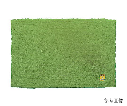 8-5463-18 乾度良好Ag+バスマット グリーン 700×1000mm オカ