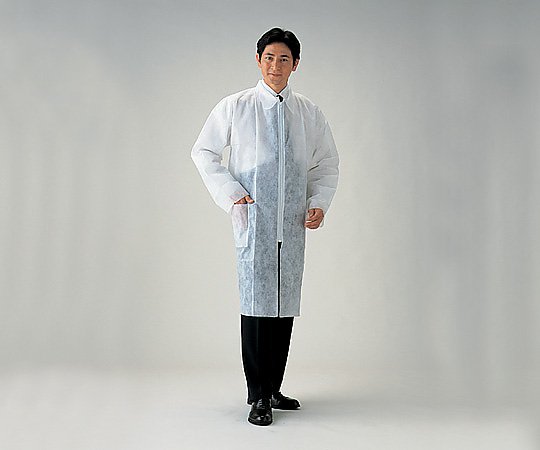 【サンプルあり】8-5665-01 ディスポコート (総丈約106cm) 1枚入 男性用アズワン 【サンプルあり】8-5665-01 ディスポコート (総丈約106cm) 1枚入 男性用アズワン