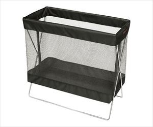 8-5831-08 サイドワゴン・メッシュ ブラック 430×200×330mm R-350サキ