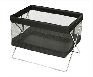 8-5831-11 サイドワゴン・メッシュ ブラック 370×260×200mm R-331サキ