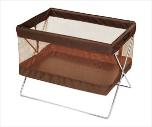 8-5831-12 サイドワゴン・メッシュ ブラウン 370×260×200mm R-331サキ