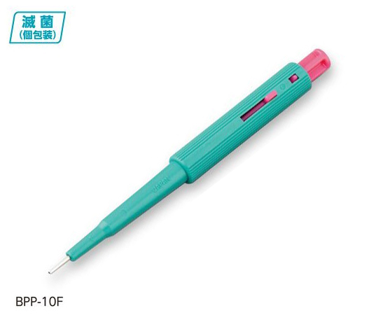 【法人・施設限定】8-5845-01 プランジャー付生検トレパン φ1mm マゼンダ BPP-10F貝印（カイインダストリーズ）
