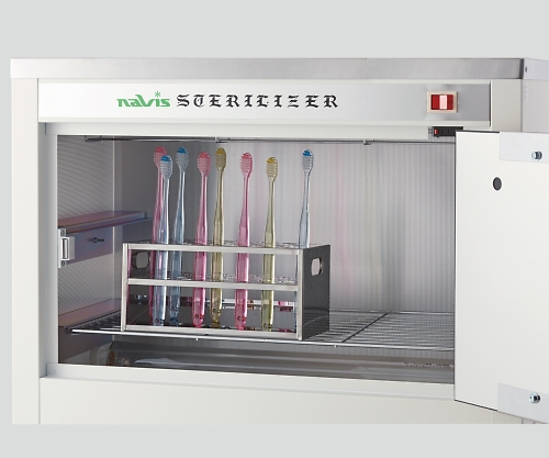 8-6532-01 歯ブラシスタンド（SUS430） ナンバー付き ナビス(アズワン)