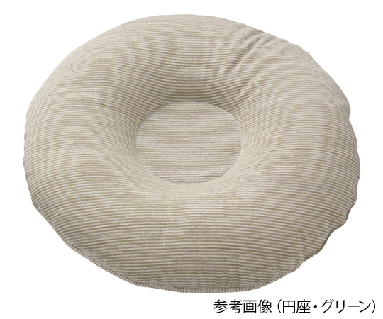 8-6694-02 体位変換ぱぱっと 円座 グリーン 0821特殊衣料