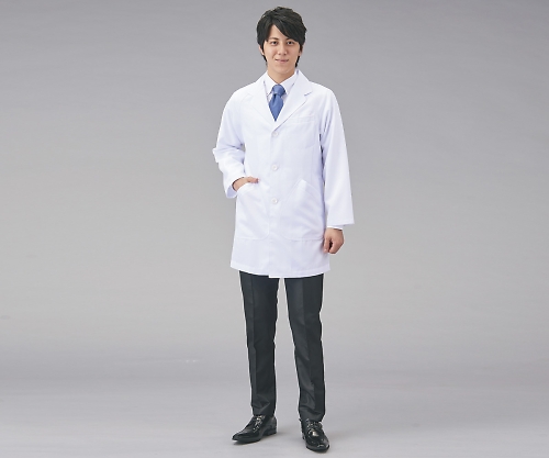 8-6849-01 メンズシングル診察衣 S CMA210-10アプロン