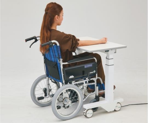 8-6978-01 電動昇降採血台(車椅子対応) 800×500×638～1288mm ET-800Bナビス(アズワン)