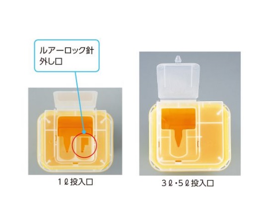 8-7221-41 ディスポ針ボックス 赤色 1L 1個 ナビス(アズワン)