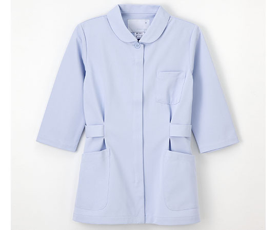 8-7781-01 伸縮性に優れたナースウェア （ジャケット／7分袖） ブルー／S HO-1911ナガイレーベン