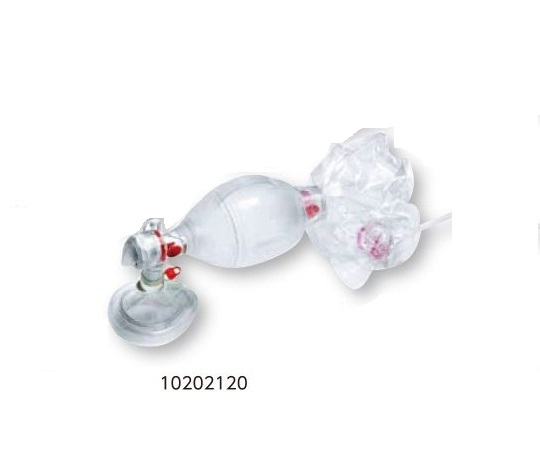 8-7888-24 アンブ蘇生バッグ SPURⅡ（ディスポタイプ） 小児用（酸素リザーババッグ付き） 1セット入 1020212