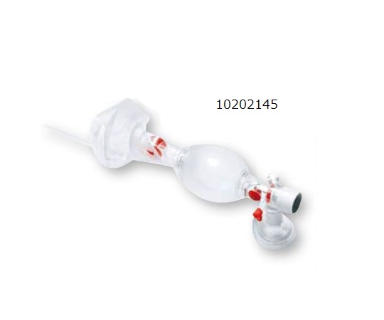 8-7888-28 アンブ蘇生バッグ SPURⅡ（ディスポタイプ） 新生児用（酸素リザーババッグ付き） 1箱（12セット入） 1