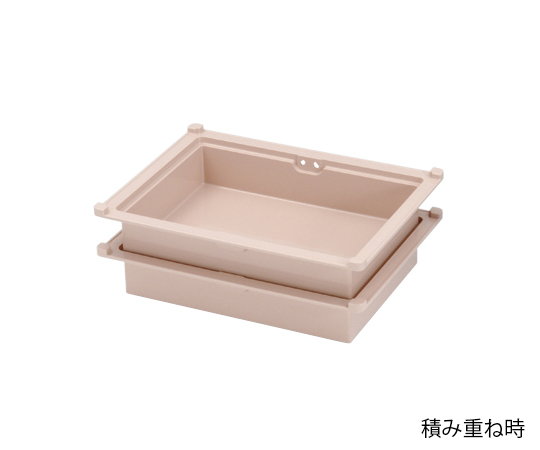 8-8301-01 注射薬トレー 34-07タイプ（深さ7cm）帯電防止 ピーチ PT34-07サカセ